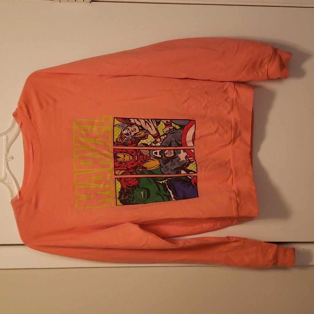 $5 FEBRUARY SALE Marvel Long Sleeves Junior Top size Large